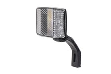 Fahrrad Reflektor Katzenauge Strahler Frontstrahler Vorne Weiß Halterung V-Brake