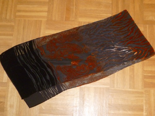 Schal ausbrenner muster - m.,