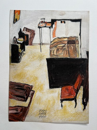 Egon schiele zeichnung auf - egon,