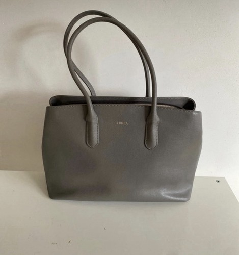 Furla saffiano leder grau - furla,