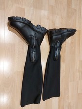 Stiefel Sockenstiefel Kniestiefel Schwarz Größe 40 Neu