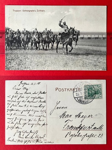 Militär zeithain 1908 - militär, ak