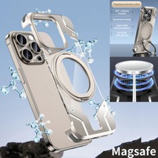 Aluminum Metal Case Für iPhone 16 15 14 13 Pro Max Magsafe Magnetic Rahmen Hülle