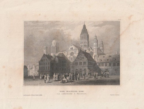 C1850 mainzer dom - c1850,