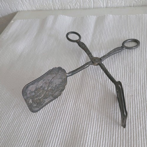 Alte silverplate servierzange - alte,