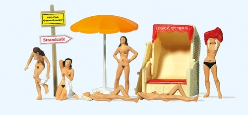 Preiser 10107 fkk strand - 10107, fkk-strand