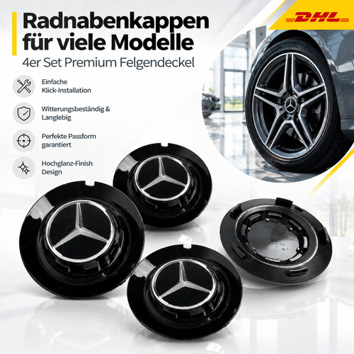 Für amg nabenkappen 146mm - amg,