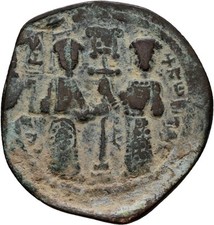 Byzanz Follis Bronze 30 mm/ 6,9 g  Original Münze #CC500