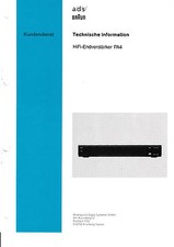 Service Manual-Anleitung für Braun PA 4