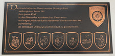 Org.DDR Schutzpolizei Schild