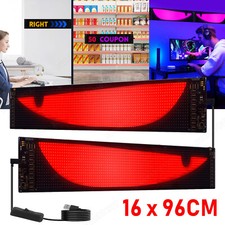 LED Schild Leuchte Display Laufschrift Leuchtreklame Leuchtschild Programmierbar