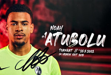 Autogramm noah atubolu - autogramm,