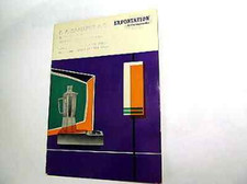 Altes DDR Buch Heft 1965 EXPORTATION  France Prospekt  Musikschrank Radio