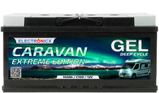 Electronicx Caravan EXTREME Edition Gel Batterie 140 AH 12V Wohnmobil Boot Verso