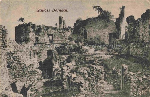 Dornach schloss ruine - ,