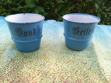 2x Becher Emaille Seife Soda