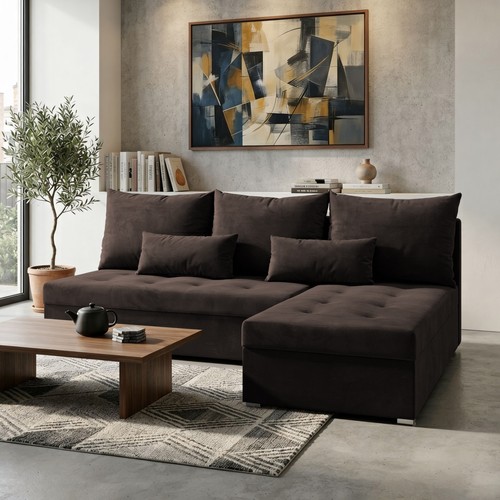 Lavero ecksofa form - ecksofa, l-form