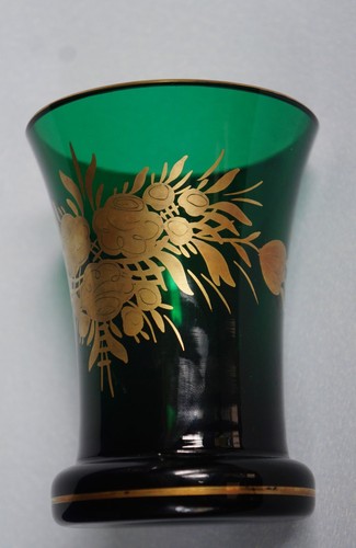 Biedermeier fußbecher glas - biedermeier,