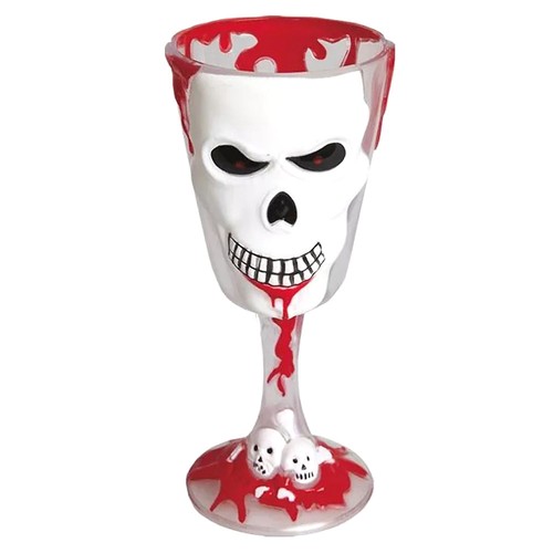 Totenkopf weinglas halloween - weinglas,