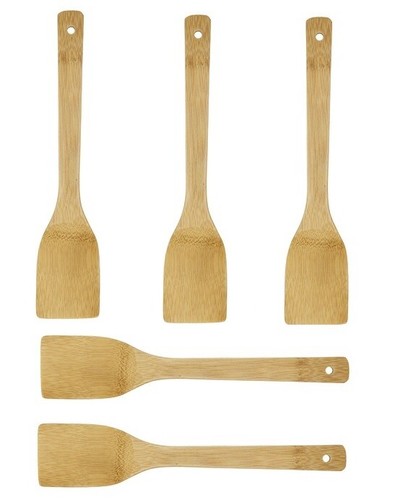 Holzlöffel bambusholz 8mm - 5x,