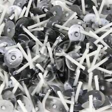 TEELICHTDOCHT mit Fuß GEWACHST Kerzen Wachs Teelicht Docht Votivglas Gießform