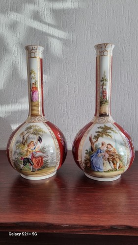 Handbemalte antike - 2x,