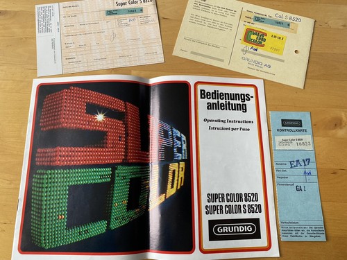 Grundig super color 8520 - grundig, 8520/s