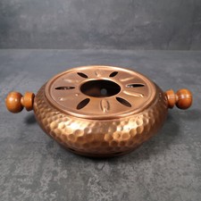 Schönes Kupfer Stövchen Teestövchen Warmer calentador de latón теплее ngrohta