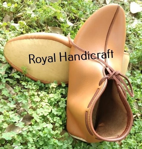 Wikinger leder schnürstiefel - wikinger,