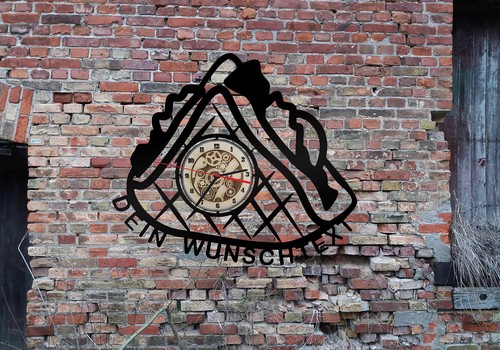 Wanduhr uhr imbiss döner - wanduhr, 3d