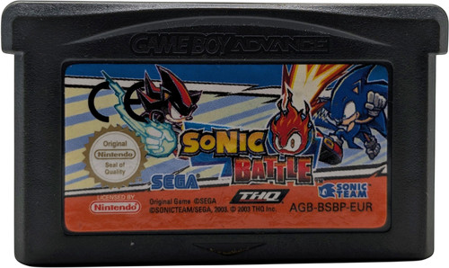 Sonic battle game boy advance - sonic,