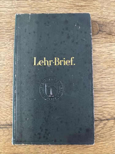 Original lehrbrief von 1921 - von,