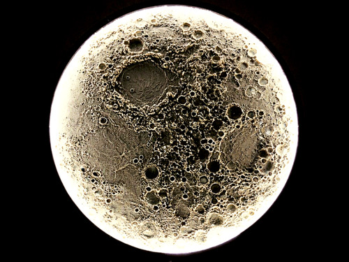 Beleuchtete mond wandleuchte - mond,