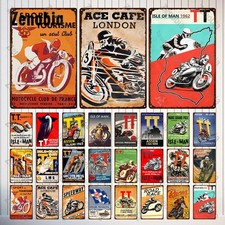 Motorcycles Tin Metal Signs