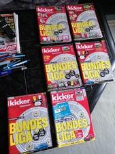 6 Kicker Sonderhefte, Bundesliga 2017/18 und 19/20 - 23/24, NEU 