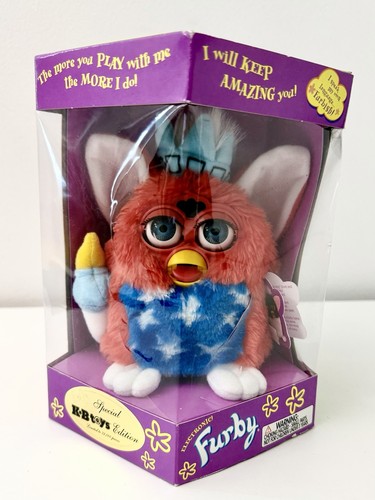 1999 furby patriotic - patriotic, statue