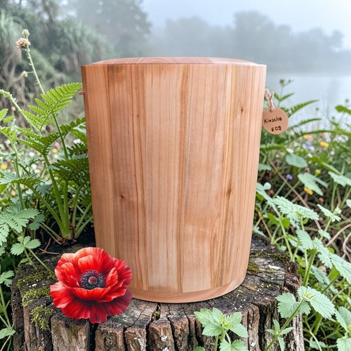 Holz urne e09 kirsche - urne,