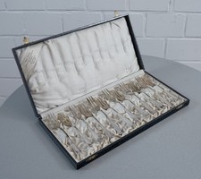 12 edle 800er Silber Gabeln