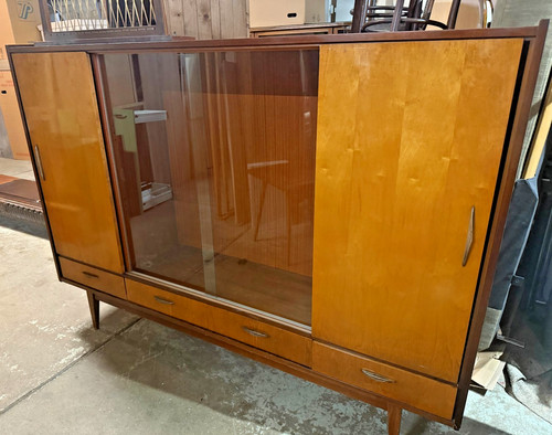 Mid century vitrine - mid, sideboard