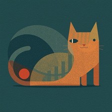 Katze Bauhaus De Stijl Konstruktivismus Poster Kunstdruck Kunst Art