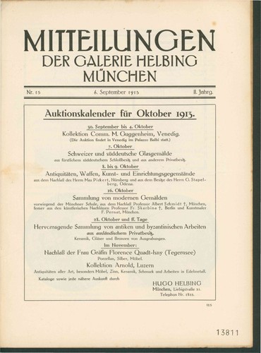 Mitteilungen der galerie - der,
