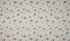 Baumwollstoff | Popelin Stoff | Rosen Muster| mint grün rosa gelb