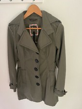 Toller TIGERHILL Trenchcoat Kurzmantel Gr. S Grün Eyecatcher enjoy the journey
