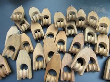 Umlenkrolle Holz Webstuhl