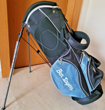 Ben Sayers M8 Mens/Ladies Standeasy Golfbag Einsteigerbag Graphite/Sky Blue TOP