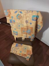 schlaufenschal, ?, 2 er set, blickdicht, orange, blumen, B 124 x H 140 cm