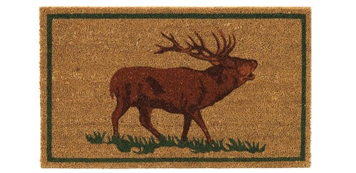 Fussmatte hirsch aus - hirsch,