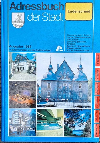 Adreßbuch stadt lüdenscheid - adreßbuch,