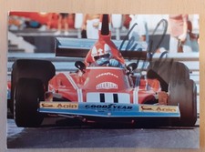 Clay Regazzoni, Formel 1, AK m. Orig. Unterschrift