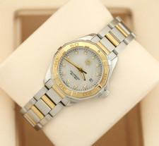 Tag Heuer Aquaracer Lady StahlGold Mother of Pearl Brillant Zifferblatt Damenuhr
